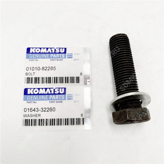 Болт 01010-32285, 01010-62285 KOMATSU D155A-5 01010-82285
